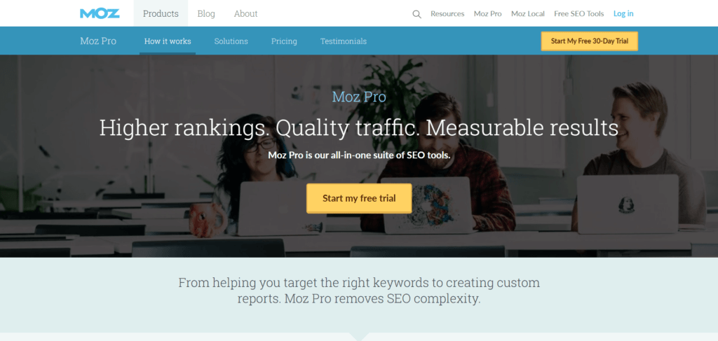 moz pro instrument seo